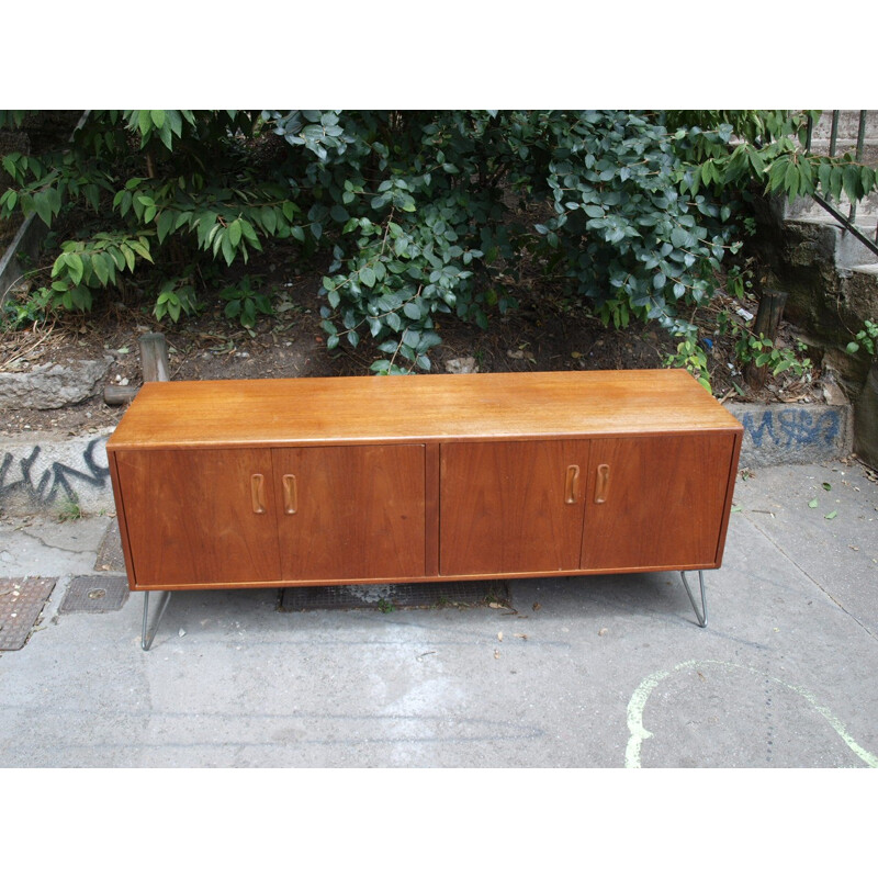 G-Plan teak sideboard hairpin legs - 1960s