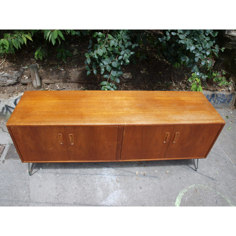 G-Plan teak sideboard hairpin legs - 1960s