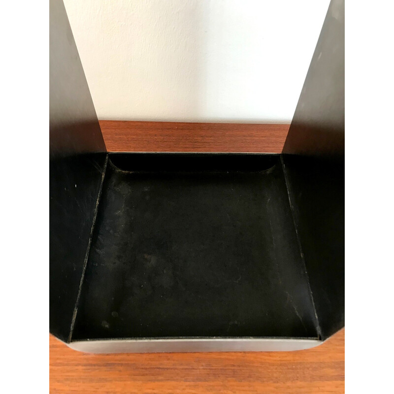 Portaombrelli vintage in acciaio inox di François Monnet per Kappa, 1970