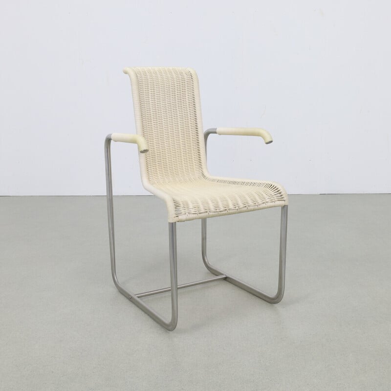 Conjunto de 4 cadeiras de jantar vintage "D25" de Axel Bruchhäuser para Tecta, 1980