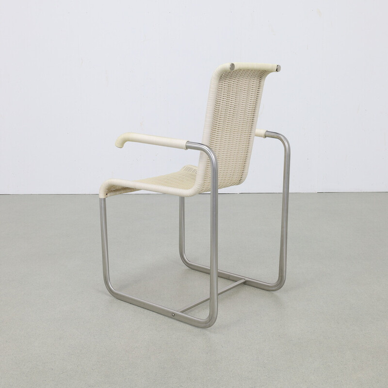 Lot de 4 chaises à repas vintage "D25" par Axel Bruchhäuser pour Tecta, 1980