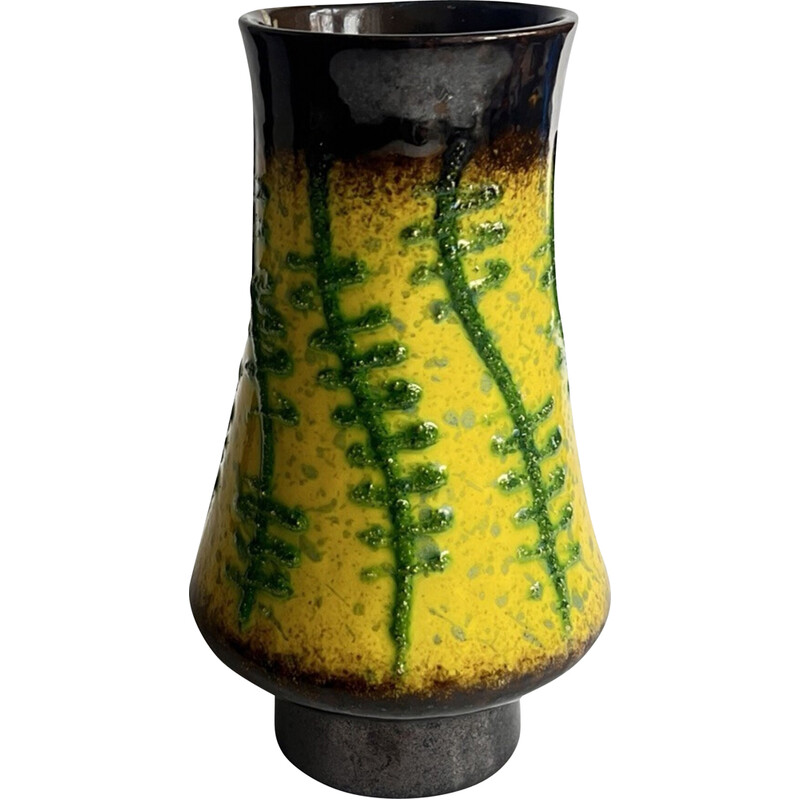 Vaso in ceramica d'epoca per Strehla Keramik, Germania 1960