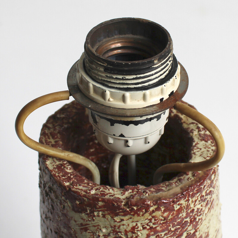 Lampada da tavolo in ceramica vintage