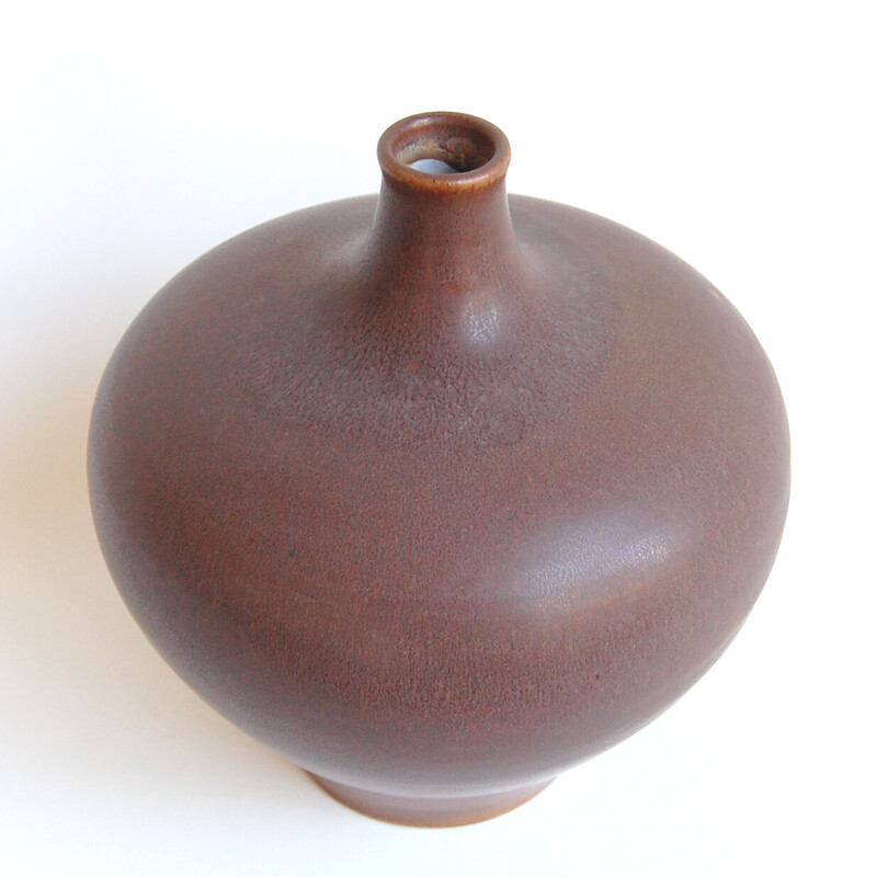 Vaso in ceramica vintage di Antonio Lampecco, 1980