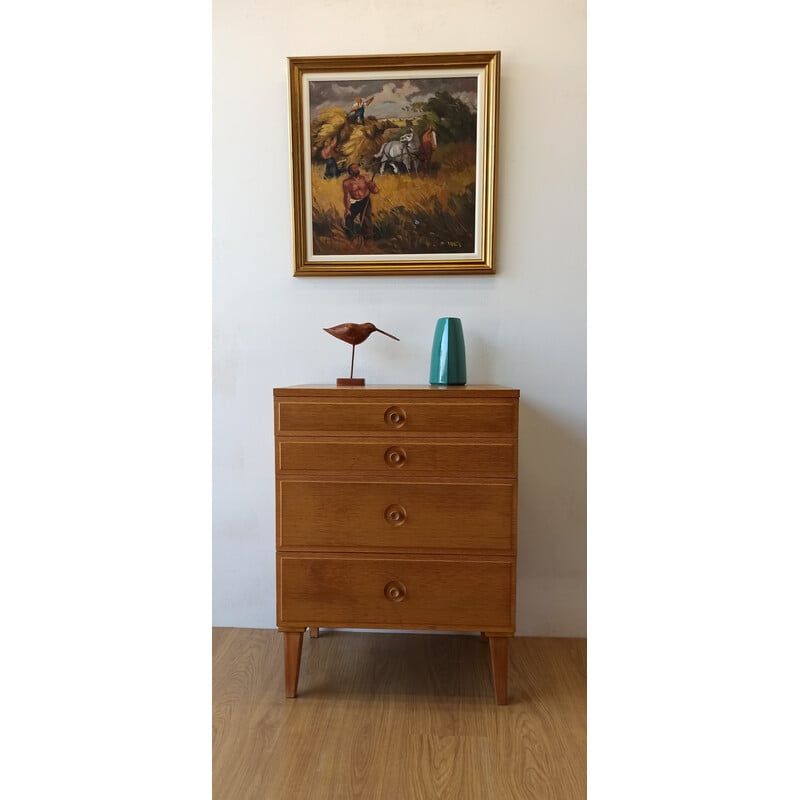 Commode vintage en teck par Bertil Fridhagen pour Bodafors, Suède 1970