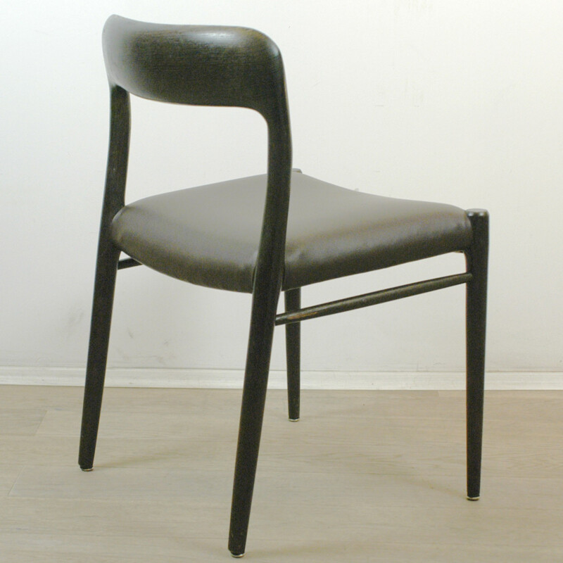 Möller Mod. 75 Oak Dining Chair - 1960s