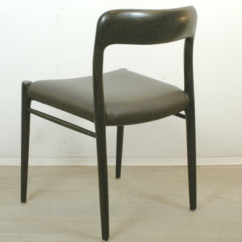 Möller Mod. 75 Oak Dining Chair - 1960s