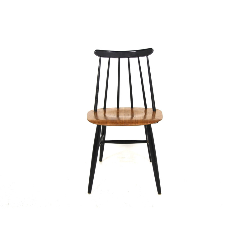 Set of 3 vintage "Fanett" chairs in teak and beech by Ilmari Tapiovaara for Edsbyverken, Sweden 1960