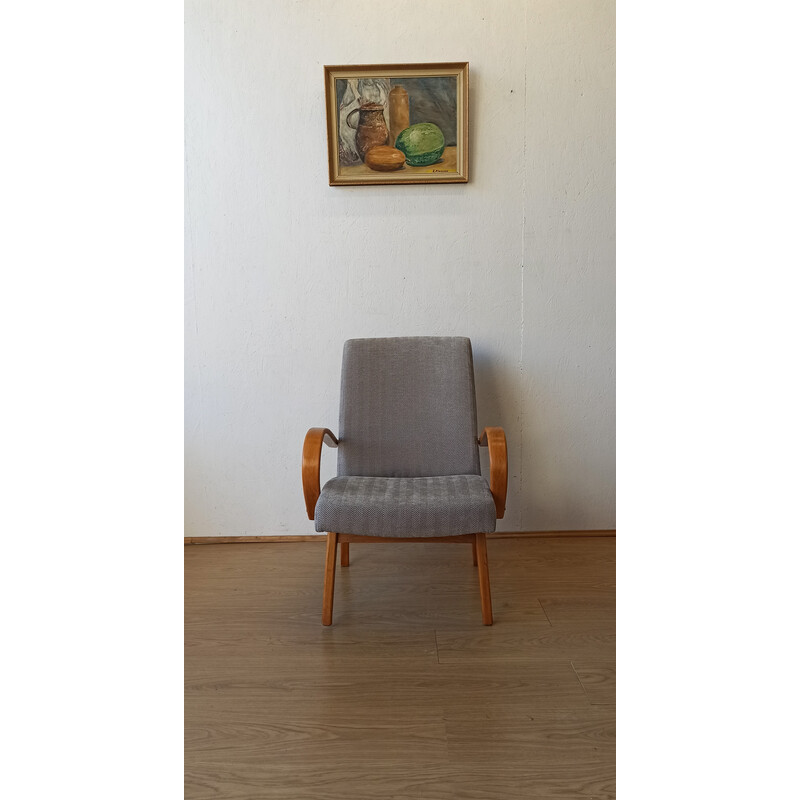 Pair of vintage armchairs, Czechoslovakia 1960