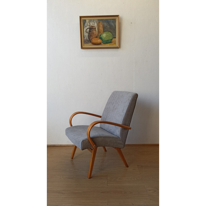 Paar Vintage-Sessel, Tschechoslowakei 1960