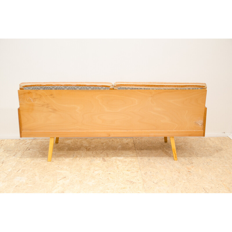 Vintage 2-Sitzer Sofa aus Buchenholz für Interier Praha, Tschechoslowakei 1960