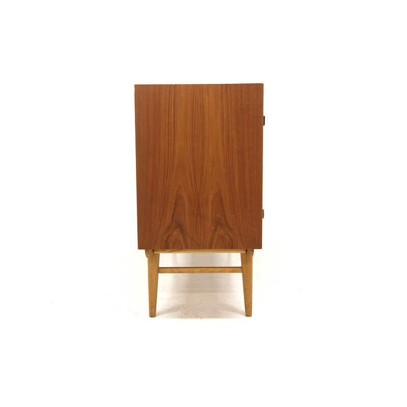 Vintage teak and oak sideboard chest of drawers by Bertil Fridhagen for Bodafors, Sweden 1960