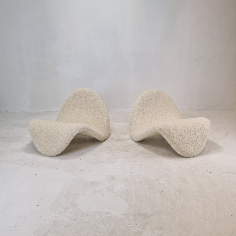Paar vintage Tongue stoelen van Pierre Paulin voor Artifort, 1960