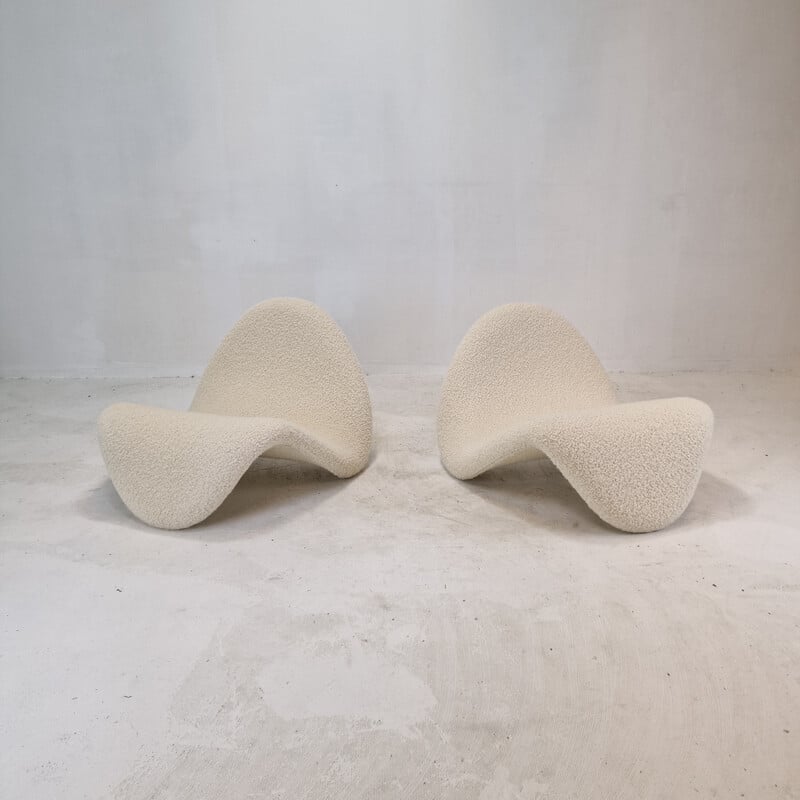 Pair of vintage Tongue chairs by Pierre Paulin for Artifort, 1960