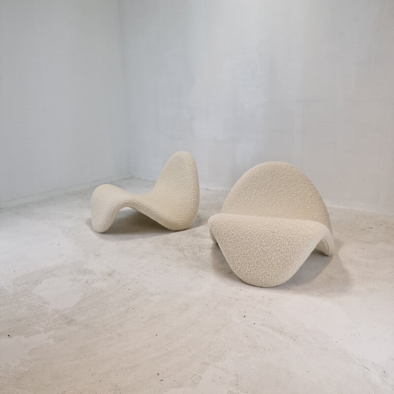 Paar vintage Tongue stoelen van Pierre Paulin voor Artifort, 1960