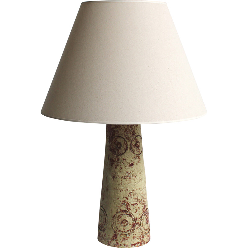 Lámpara de mesa de cerámica vintage