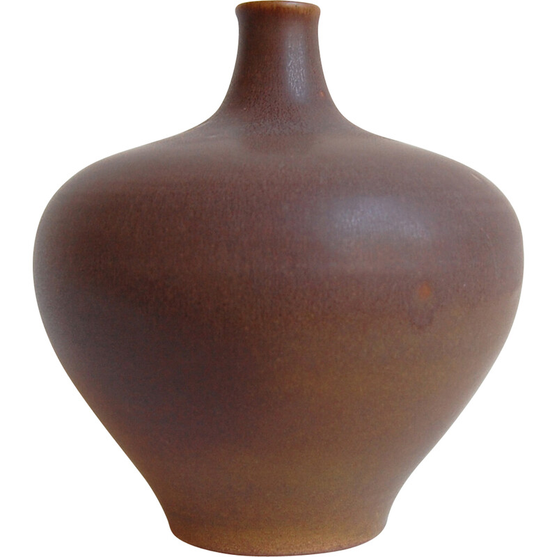 Vintage ceramic soliflore vase by Antonio Lampecco, 1980