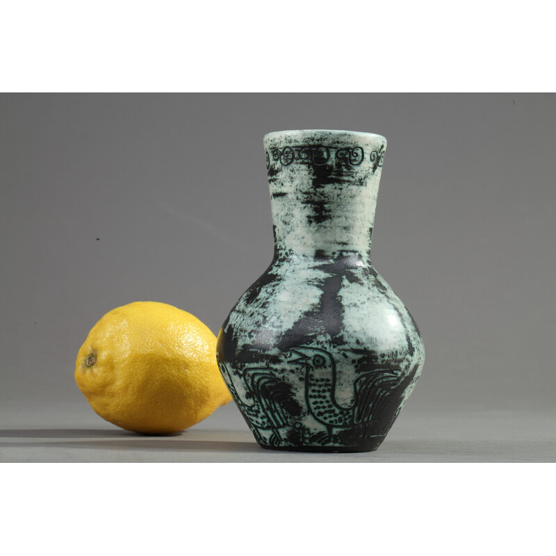 Paire de vases en céramique émaillé de Jacques Blin - 1950 