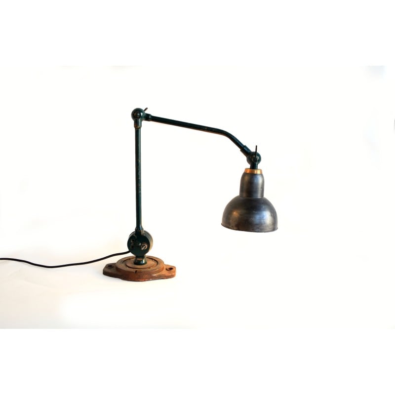 Industrielle Tischlampe, Vintage, für Elaul, Frankreich