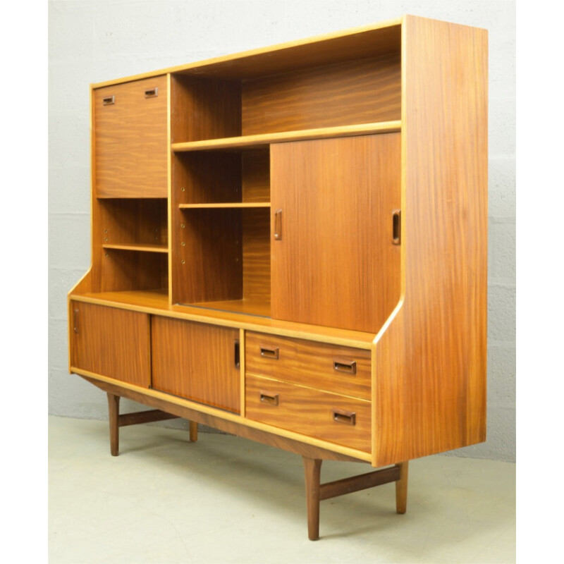 Mid-Century teak highboard by Elliots of Newbury - 1960s