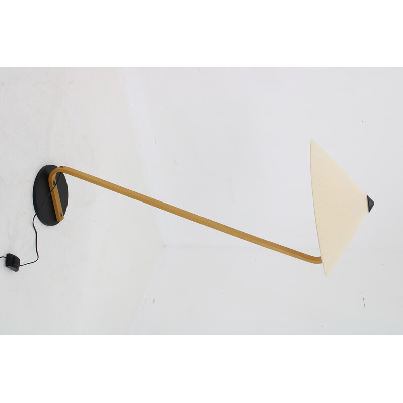 Vintage bentwood floor lamp by Mads Caprani, Denmark 1970