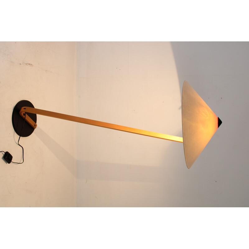 Vintage bentwood floor lamp by Mads Caprani, Denmark 1970