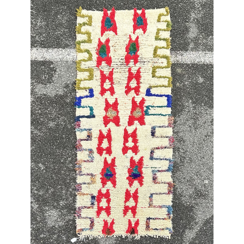 Vintage hand-woven Talsint Berber rug