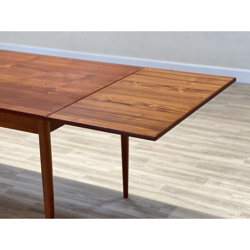 Vintage teak wood dining table, Denmark 1950