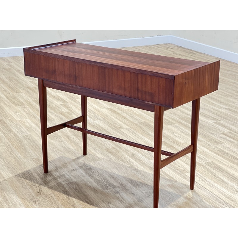 Vintage desk with afrormosia finish by Richard Hornby for Fyne Ladye Furniture, 1960