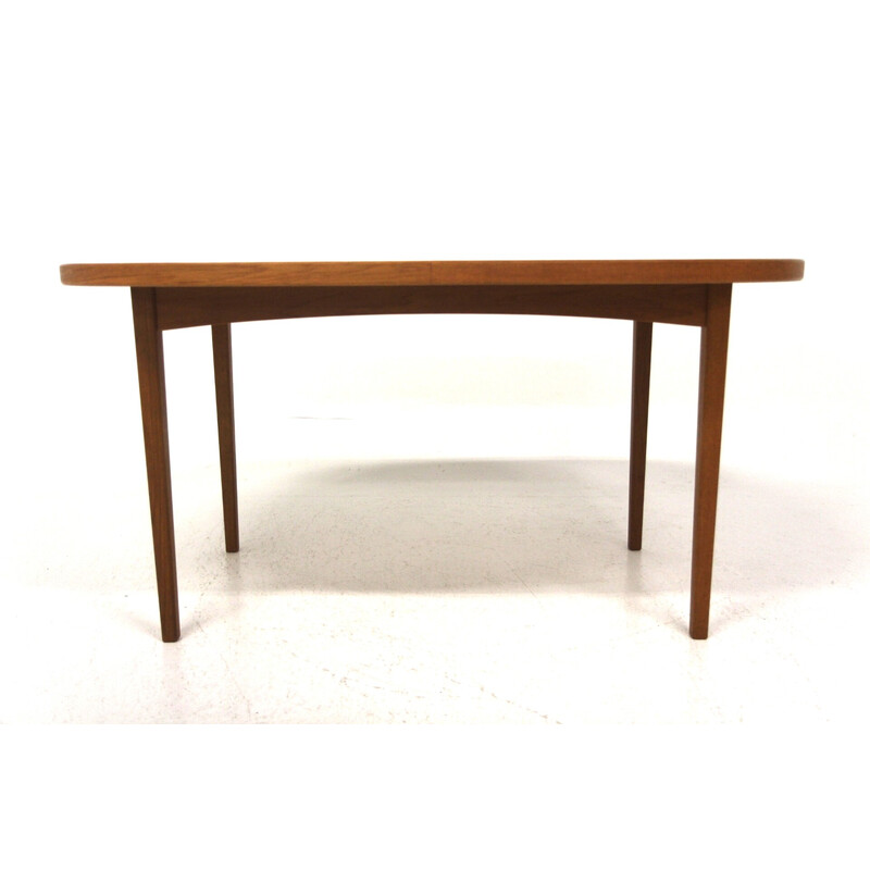 Vintage "Reno" teak dining table by Bertil Fridhagen for Bodafors, Sweden 1950