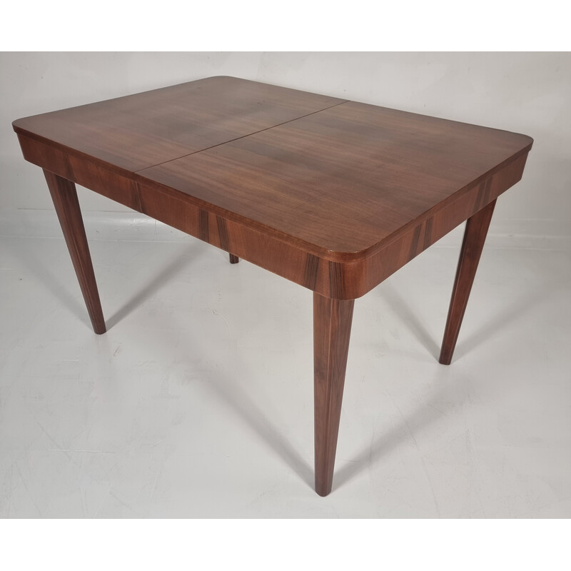 Vintage dining table by Jindrich Halabala for Up Zavody, Czechoslovakia 1950