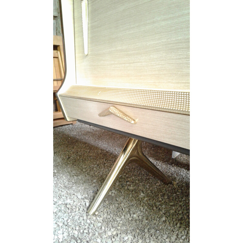 Italian formic and brass sideboard - 1950s