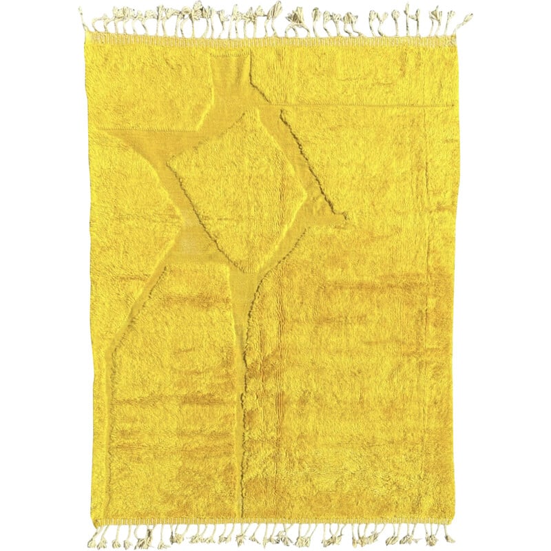 Beni Ouarain vintage geel Berber tapijt
