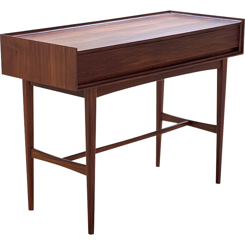 Vintage desk with afrormosia finish by Richard Hornby for Fyne Ladye Furniture, 1960