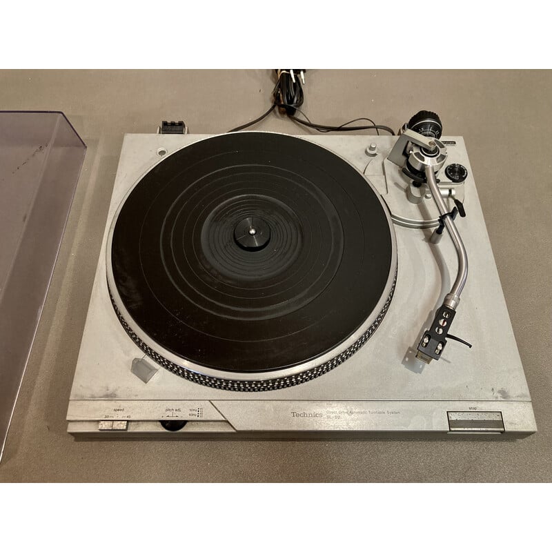 Platine vinyle vintage Technics Sld2 en acier brossé, 1970