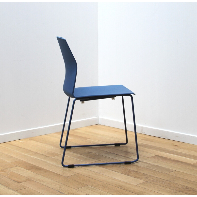 Cadeiras vintage em metal e plástico de Jorge Pensi para Akaba
