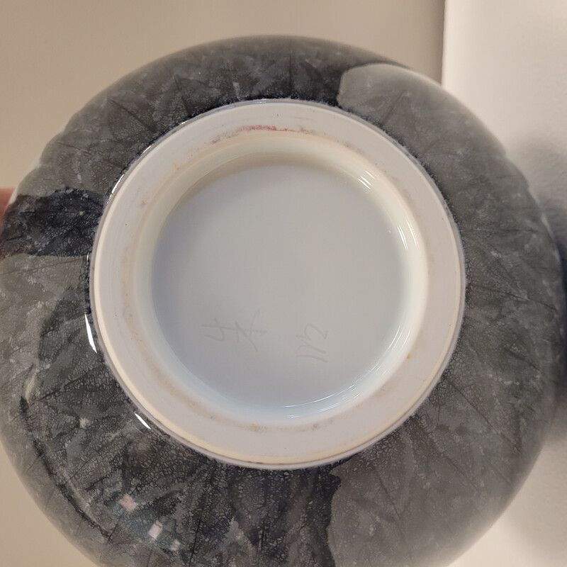 Vintage Arita porcelain vase by Fujii Shumei