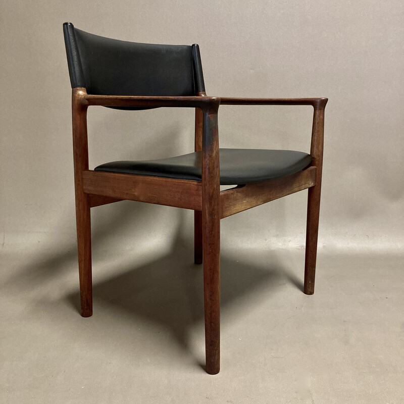 Vintage Erika teak armchairs by Vamo Sonderborg, 1960