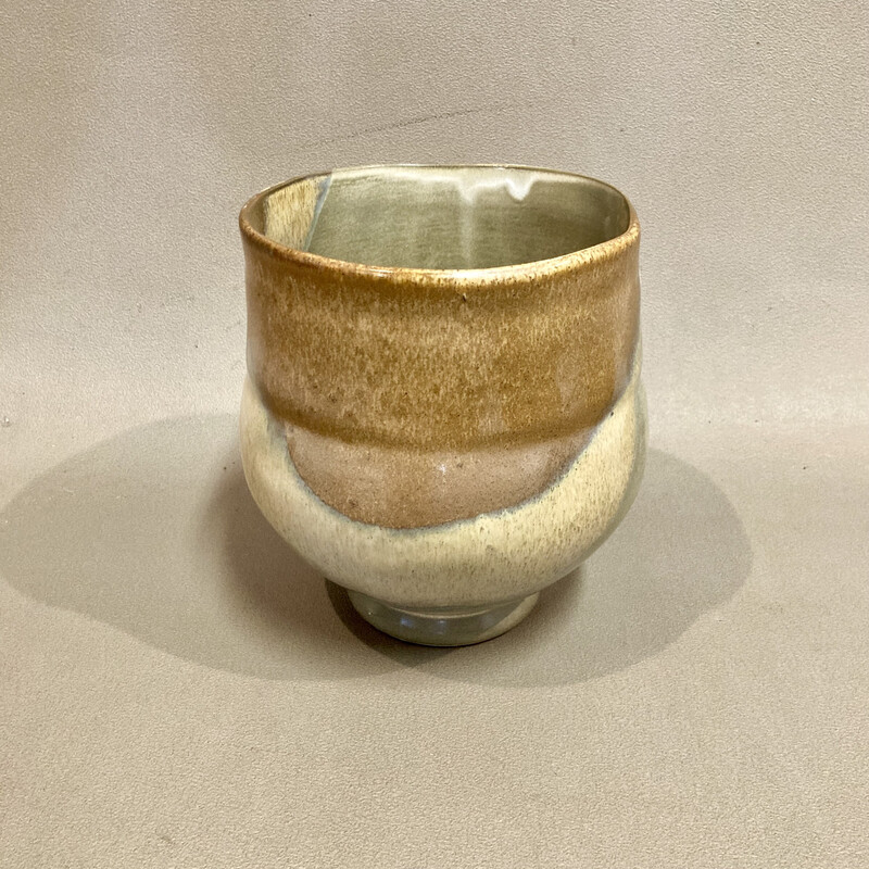Conjunto de 3 recipientes de cerâmica vintage