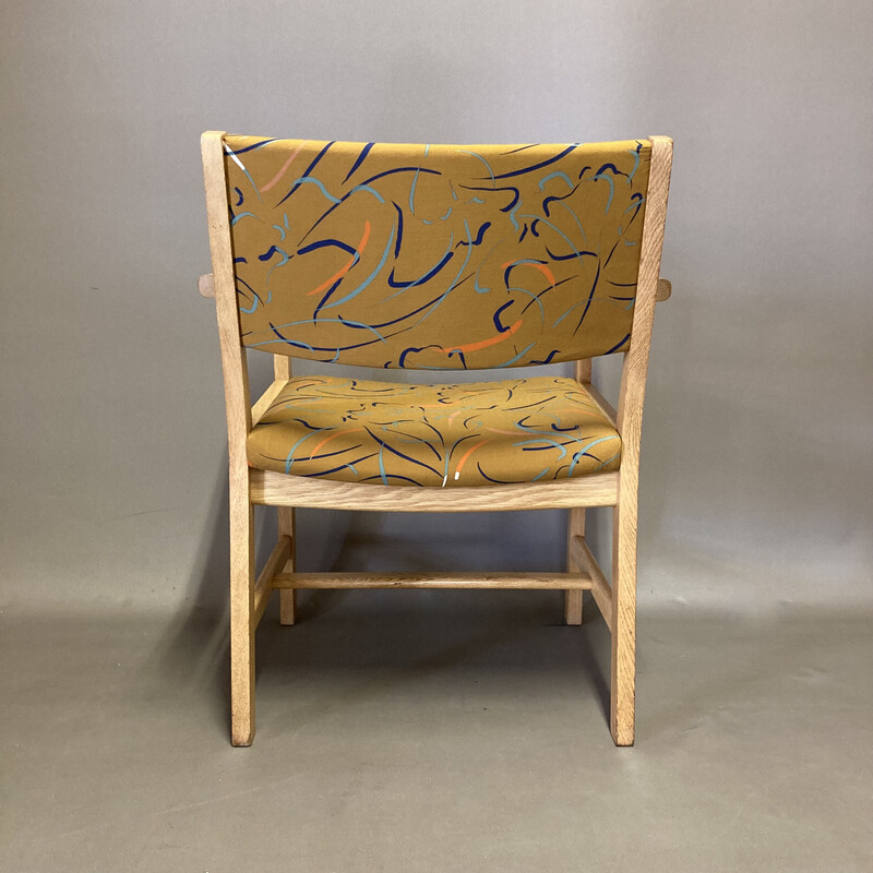 Set of 4 vintage solid oak armchairs by Hans Wegner for Getama, Denmark 1960