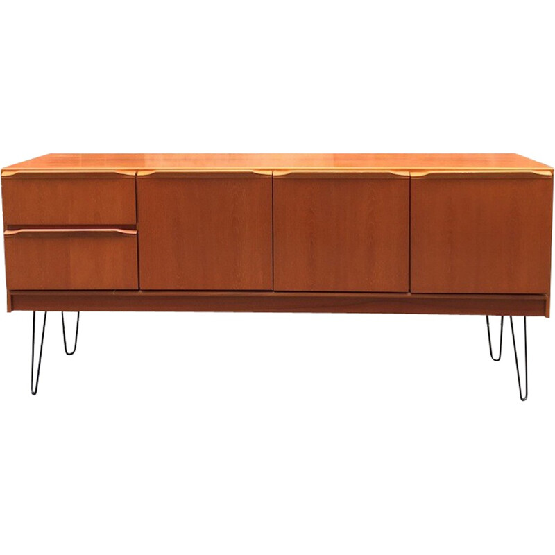 Teak sideboard and steel feet - 1960s