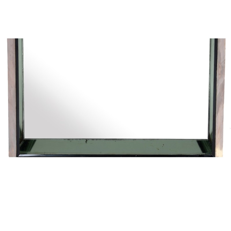Vintage mirror model 2172 polished metal frame by Max Ingrand for Fontana Arte, Italy 1960