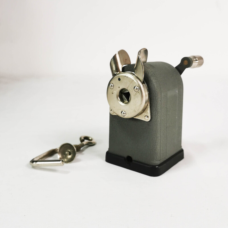 Vintage metal and plastic table sharpener, Swifty, Germany 1960