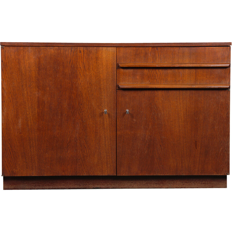 Vintage wooden chest of drawers for Up Zavody, Czechoslovakia 1960