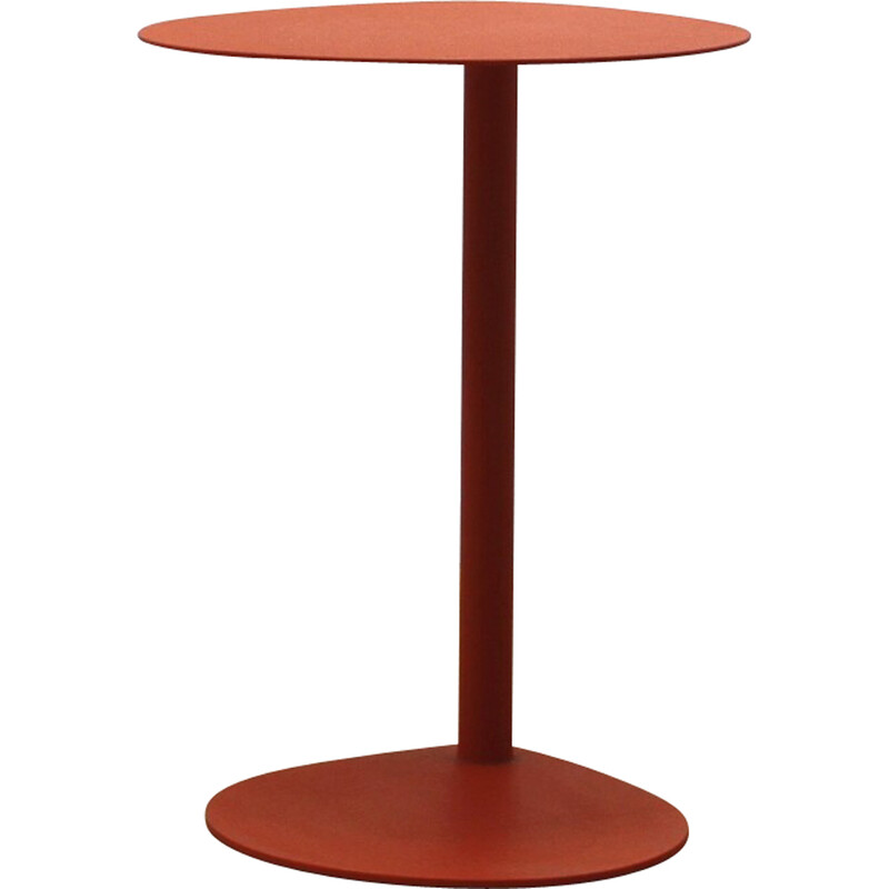 Vintage Easy Boy side table in orange tinted metal for Segis