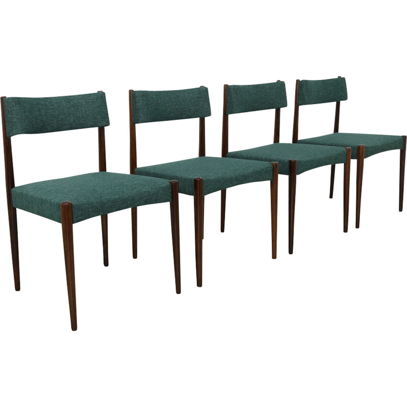 Set of 4 vintage rosewood dining chairs by Ansel Bender Madsen for Bovenkamp, ​​1960