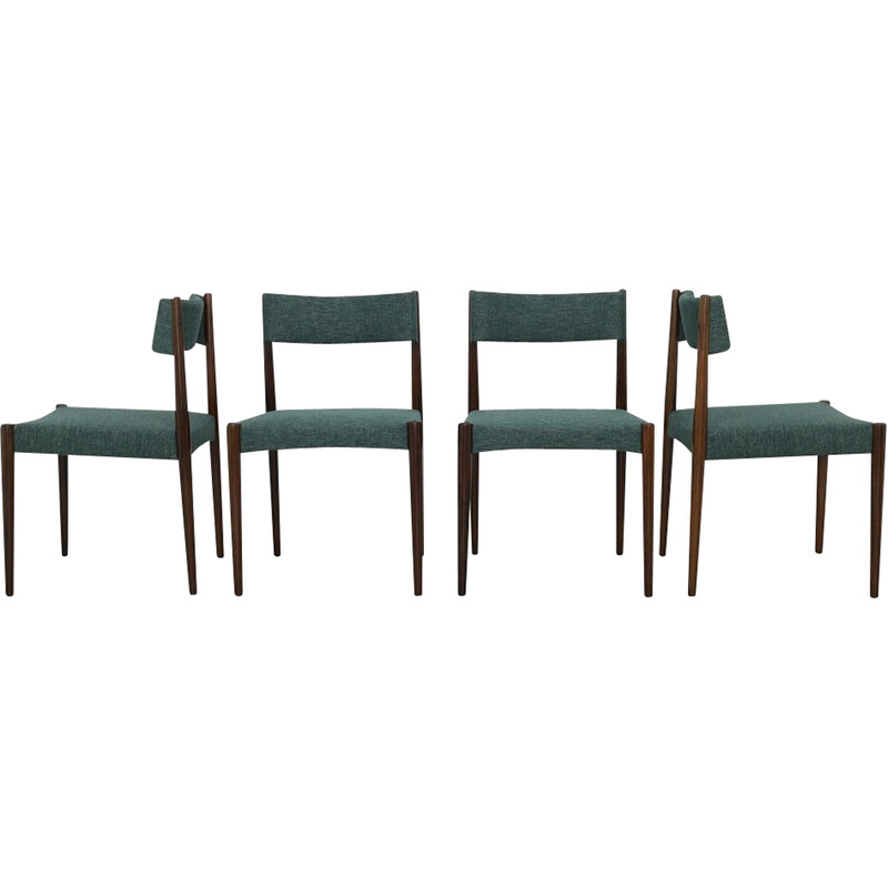 Set of 4 vintage rosewood dining chairs by Aksel Bender Madsen for Bovenkamp, ​​1960