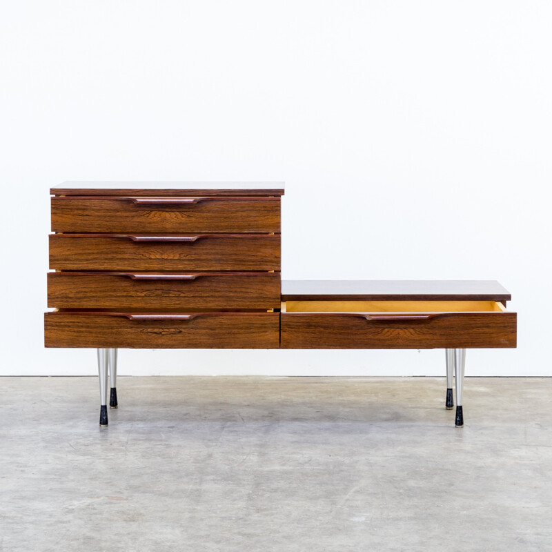 Mid century rosewood drawer cabinet - 1960s