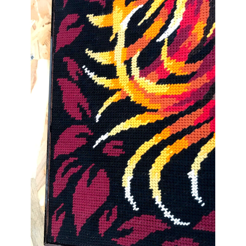 Vintage firebird tapestry, 1970