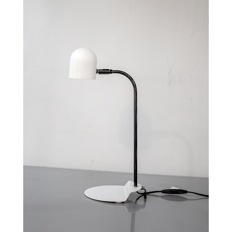 Vintage white articulated table lamp for Fagerhult, Sweden